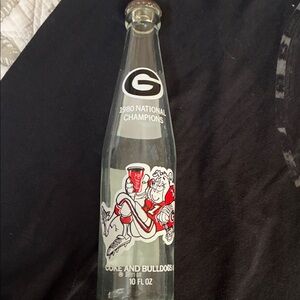 1980 National Champions Commemorative Glass Bottle